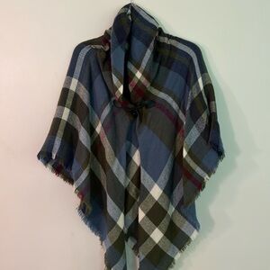 Plaid Shaw button over